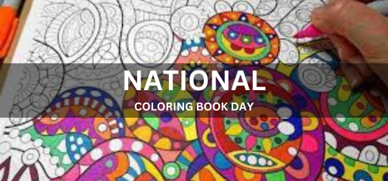 NATIONAL COLORING BOOK DAY  [राष्ट्रीय रंग पुस्तक दिवस]